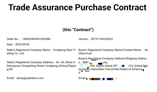 [USA]door-to-door delivery to BNH Company located in Ridge Ave, Staten Island, New York, we provide more and more forge Iron doors to USA