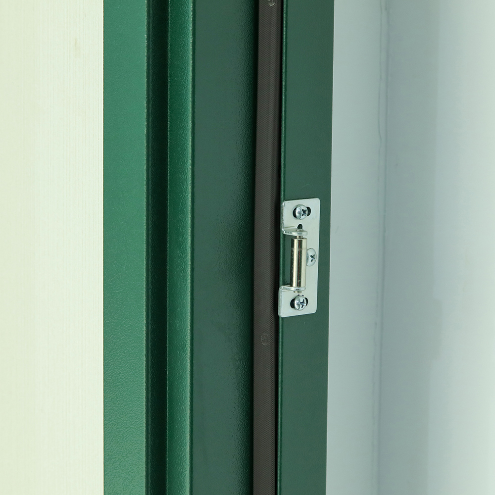 UL Certificated fire rated steel door with panic bar and trim 120 Minutes fireproof door