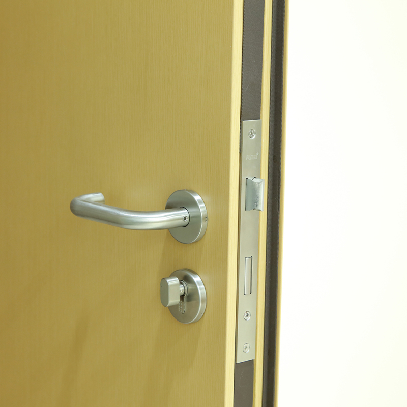 wood look custome fire proof metal door fire rated steel door for hotel