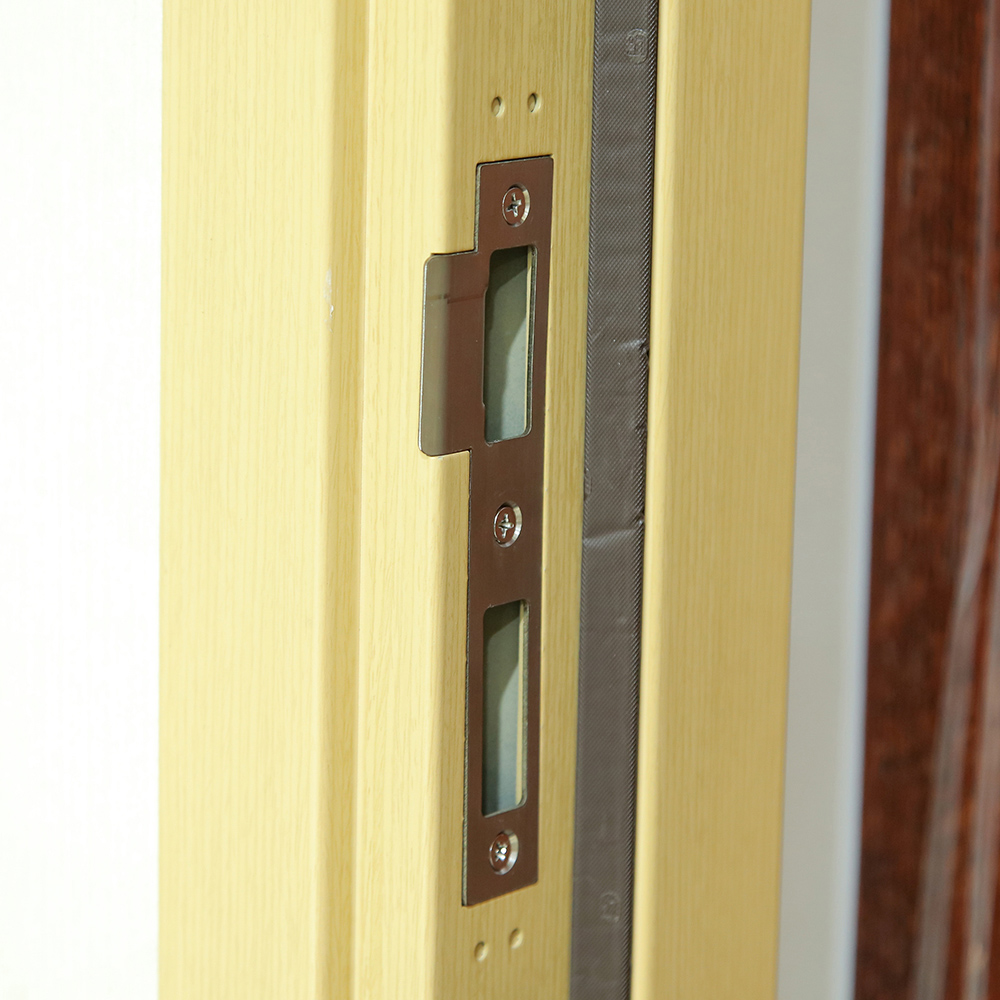 wood look custome fire proof metal door fire rated steel door for hotel