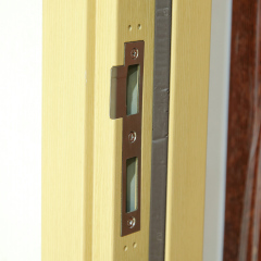 wood look custome fire proof metal door fire rated steel door for hotel