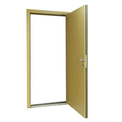 wood look custome fire proof metal door fire rated steel door for hotel