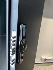 Hot Sale Custom Exterior Main Security Door Design Safety Metal Steel Front Entry Door