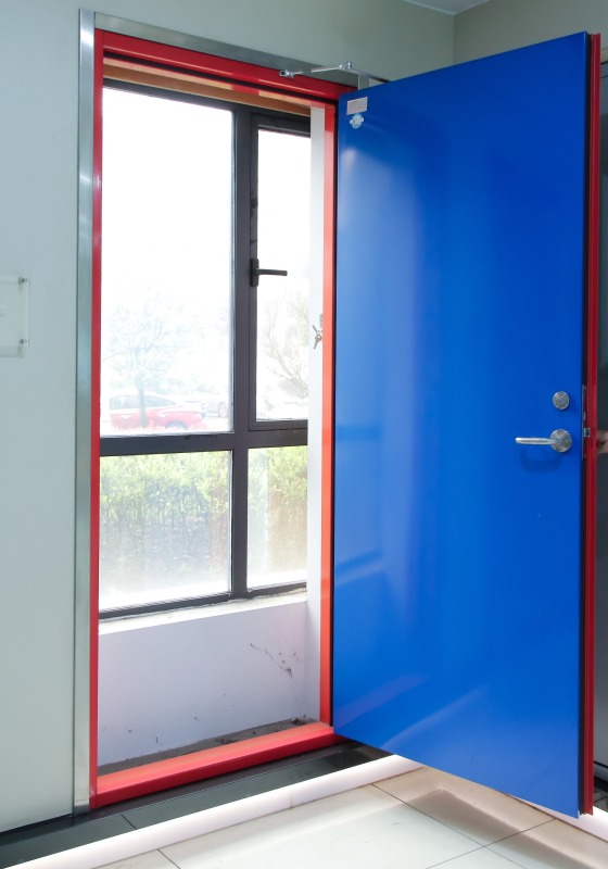 America standard ul approve Commercial building hotel metal fire proof door entrance steel fire doors