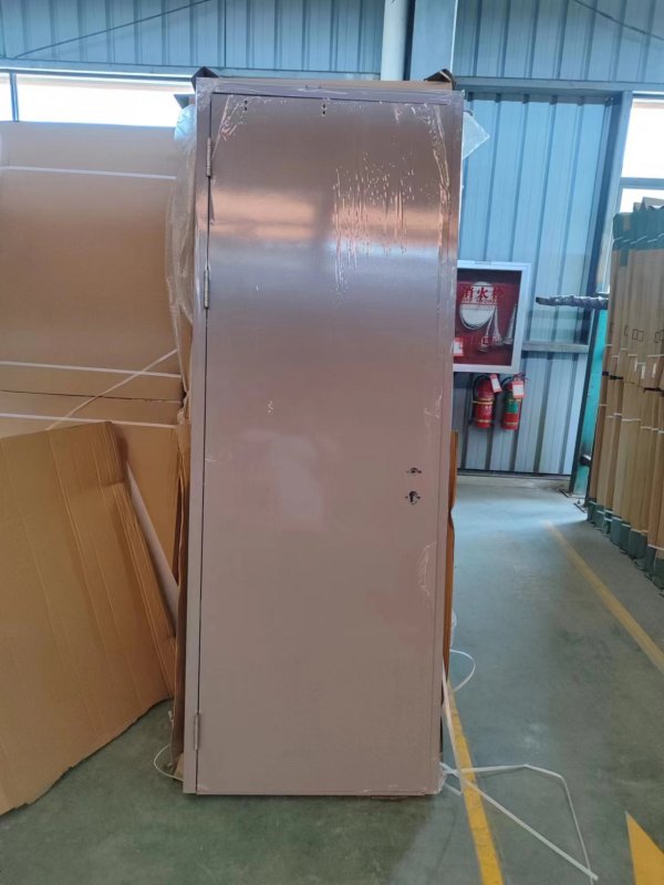 Hospital Project Certificated Emergency Fire Exit Fireproof Door Steel Resisting Fire Rated Door With Vision Panel