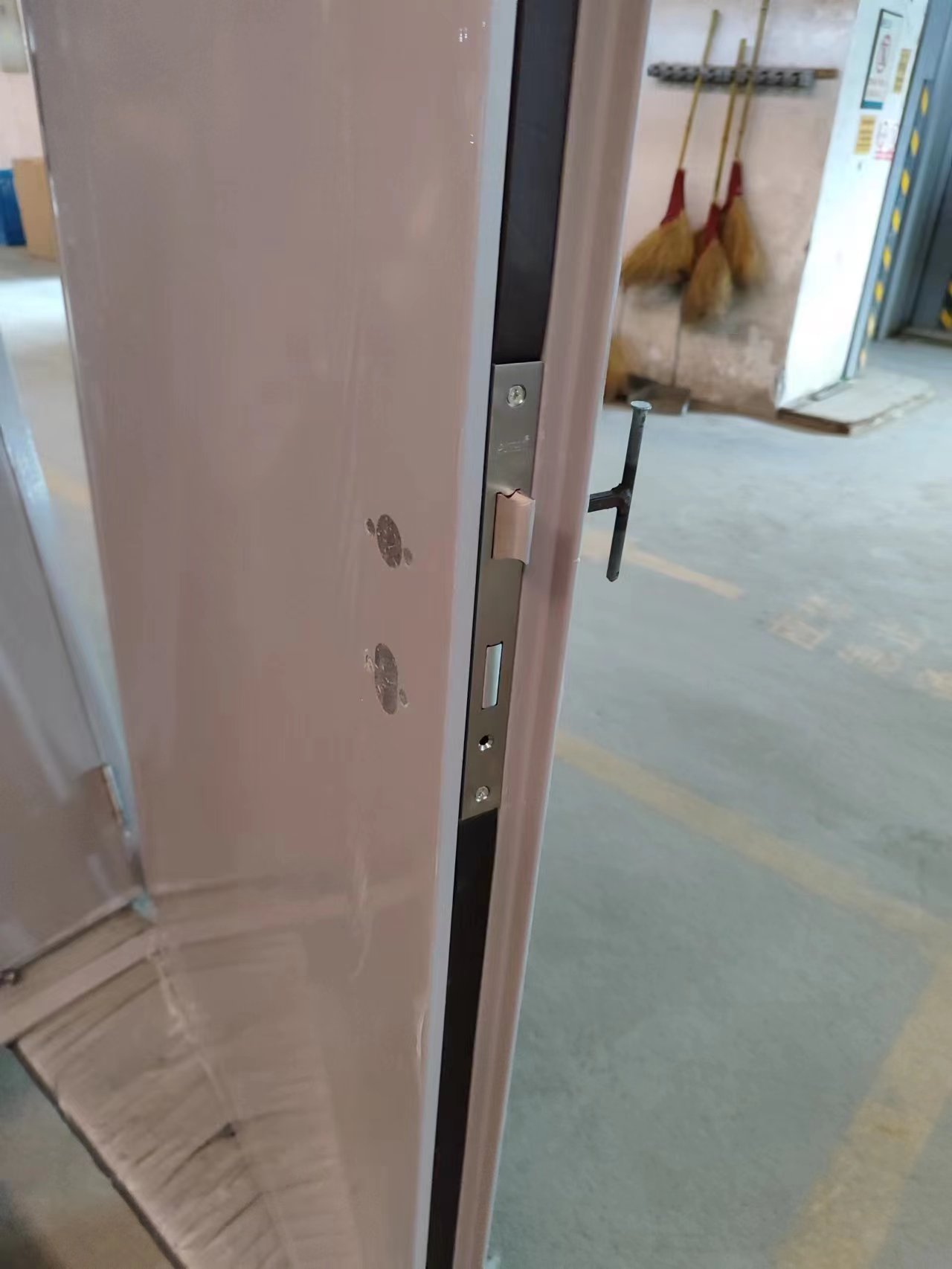 Hospital Project Certificated Emergency Fire Exit Fireproof Door Steel Resisting Fire Rated Door With Vision Panel