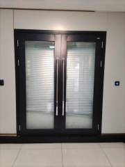 Project Manufacturer Custom Double Steel Fire Rated Steel Door With Glass