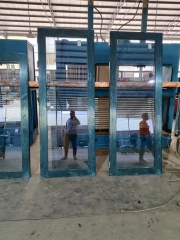 Project Manufacturer Custom Double Steel Fire Rated Steel Door With Glass