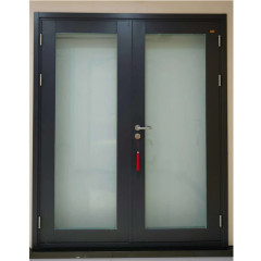 Project Manufacturer Custom Double Steel Fire Rated Steel Door With Glass