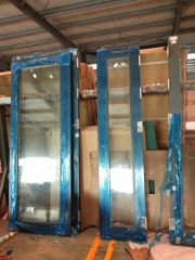 Project Manufacturer Custom Double Steel Fire Rated Steel Door With Glass