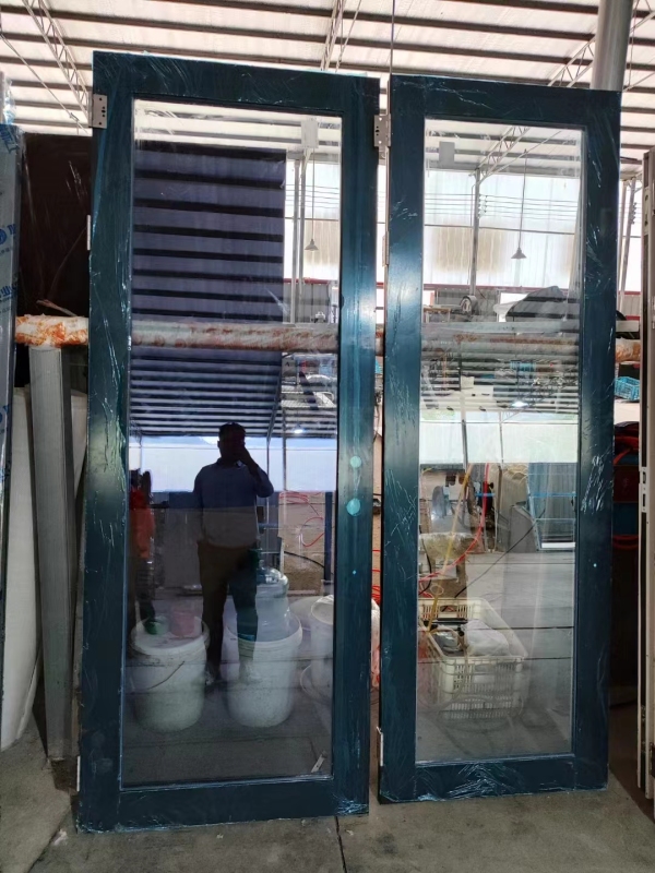 Project Manufacturer Custom Double Steel Fire Rated Steel Door With Glass