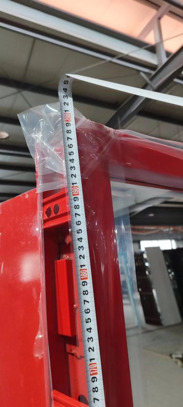 custom anti-fire steel door with fireproof glass insert