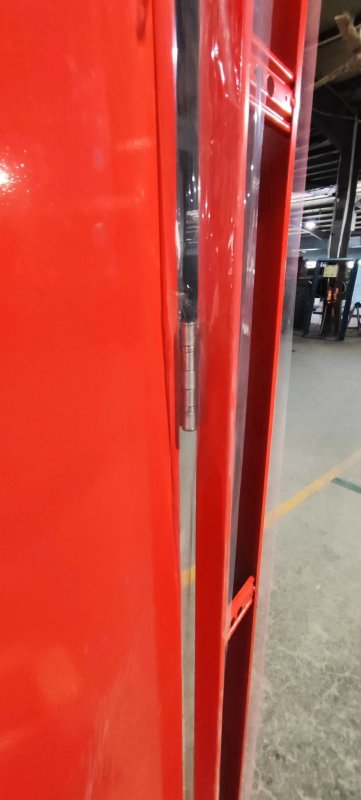 custom anti-fire steel door with fireproof glass insert