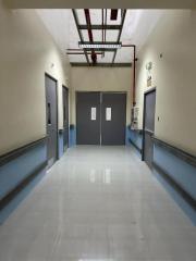 Swing both inward&outward steel door with floor hinge