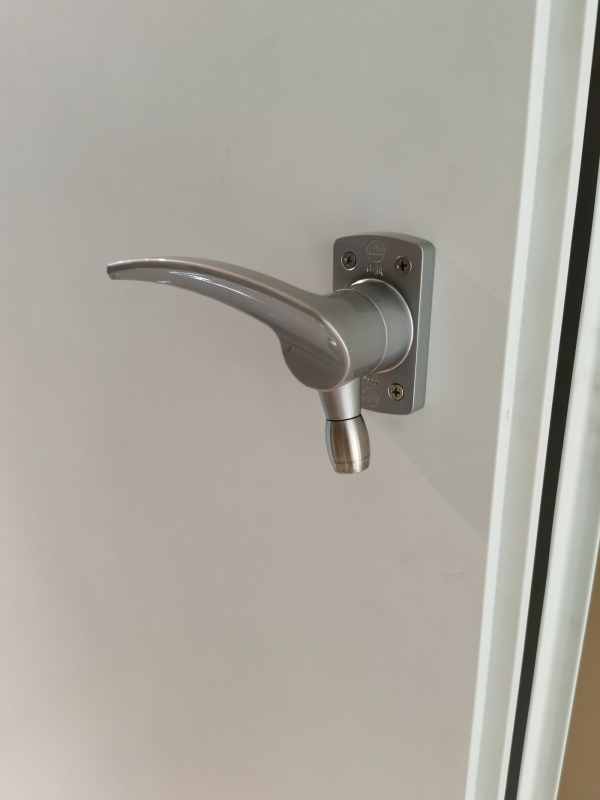 Acoustic 45dB flush metal door rubber sealed STC45 soundproof steel door