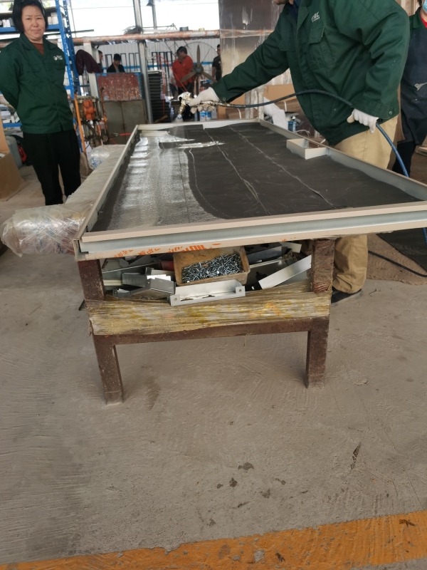 Acoustic 45dB flush metal door rubber sealed STC45 soundproof steel door