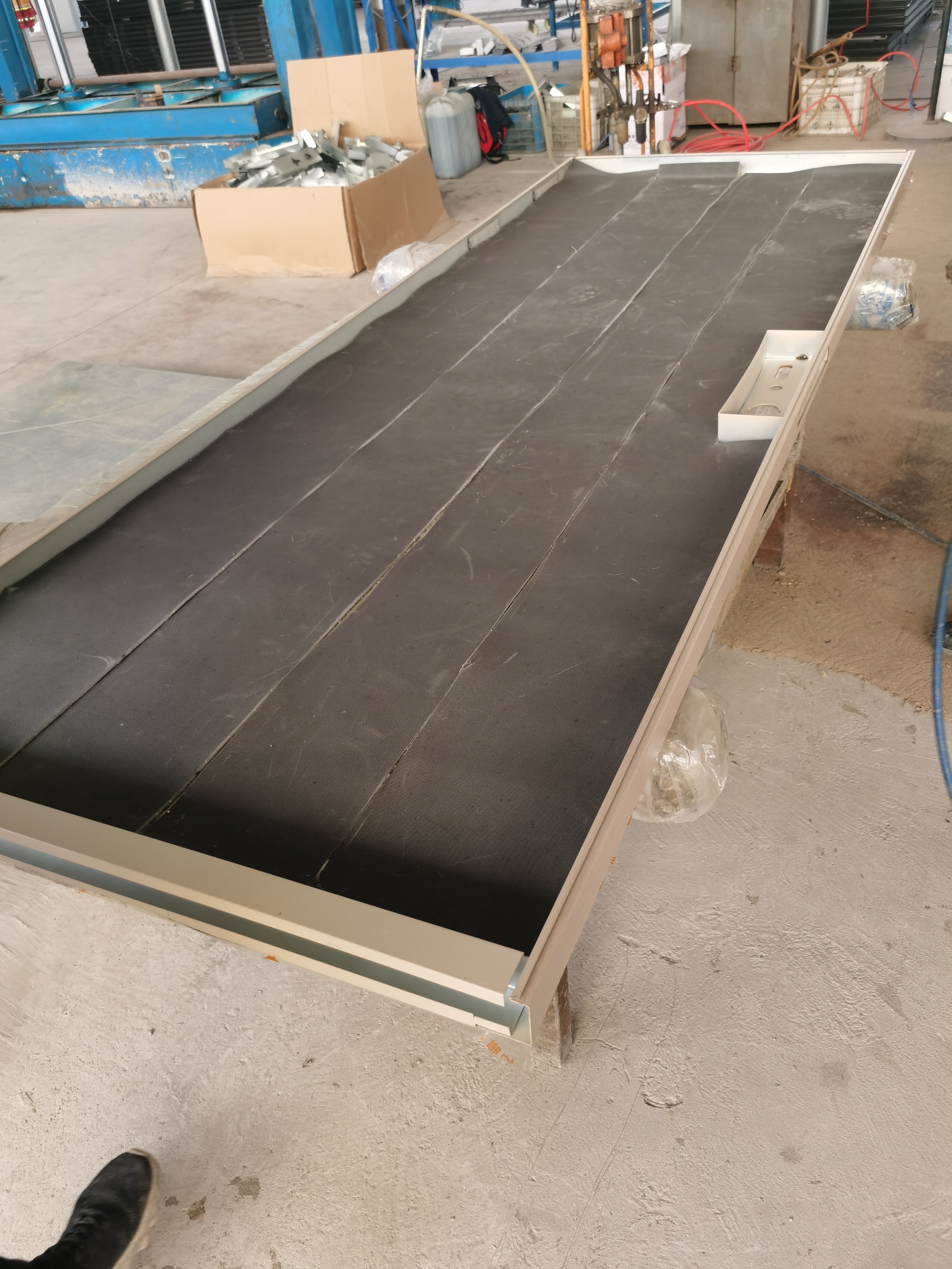 Acoustic 45dB flush metal door rubber sealed STC45 soundproof steel door