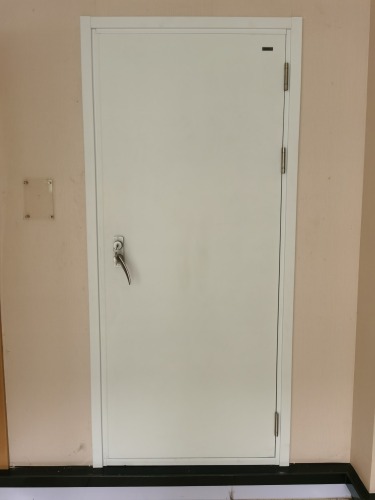 Acoustic 45dB flush metal door rubber sealed STC45 soundproof steel door