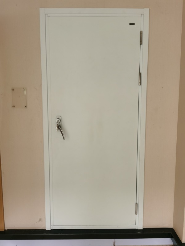 Acoustic 45dB flush metal door rubber sealed STC45 soundproof steel door