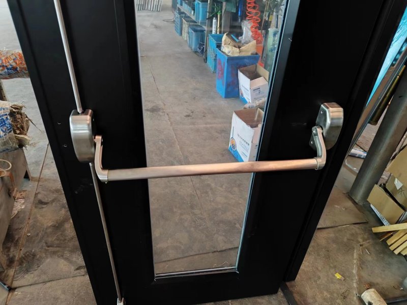 American Standard Emergency Double Steel Fire Rated Door With UL Panic Bar