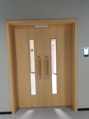 Commercial Automatic Double Swing open steel door for hospital