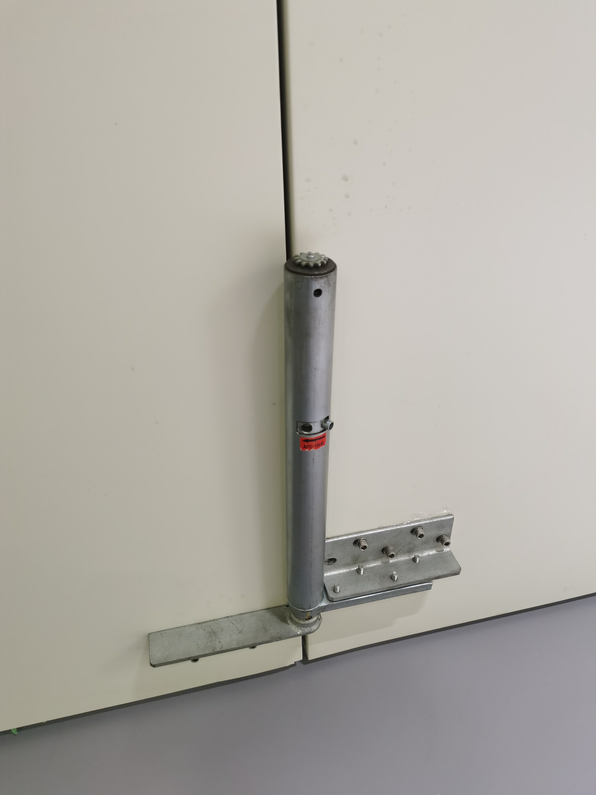 Automatic Folding Fire Rated Steel Doors Oversize Fireproof Metal Foldable Doors