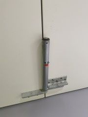 Automatic Folding Fire Rated Steel Doors Oversize Fireproof Metal Foldable Doors