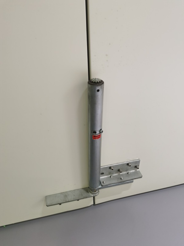 Automatic Folding Fire Rated Steel Doors Oversize Fireproof Metal Foldable Doors