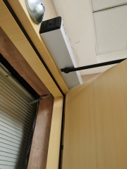 Commercial Automatic Double Swing open steel door for hospital