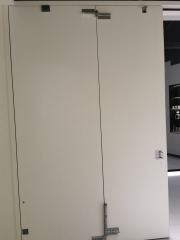 Automatic Folding Fire Rated Steel Doors Oversize Fireproof Metal Foldable Doors