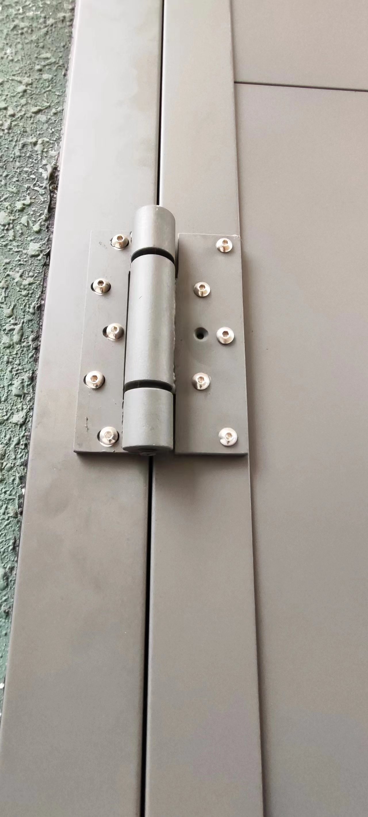 UL 120 Minutes oversize fire rated steel door with pedestrian door inserted