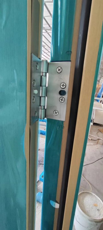 Anti x-ray proof 2mmpb / 3mmpb swing open lead lined door with wooden look surface for hospital