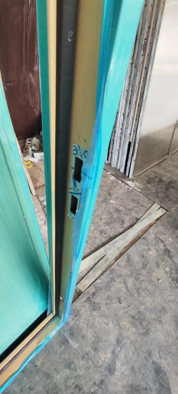 Anti x-ray proof 2mmpb / 3mmpb swing open lead lined door with wooden look surface for hospital