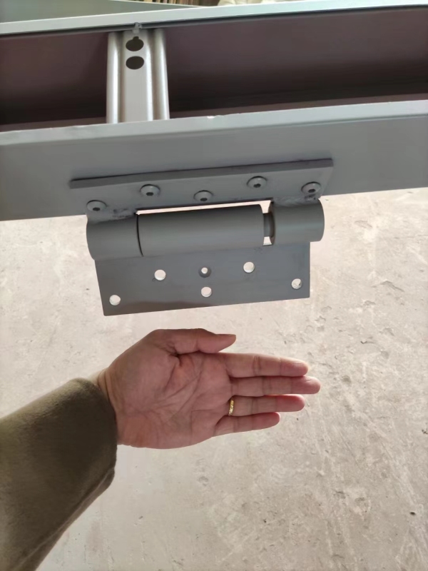 UL 120 Minutes oversize fire rated steel door with pedestrian door inserted