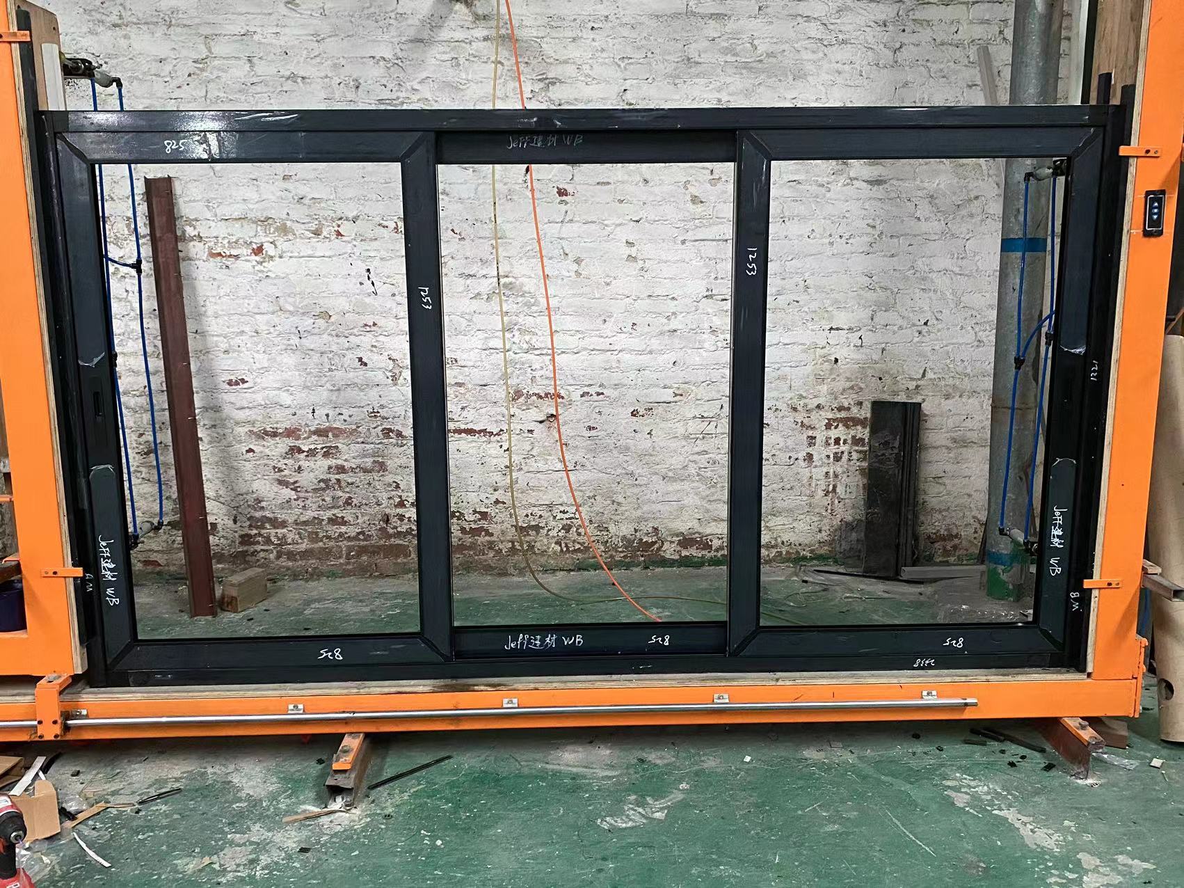 Cost-Effective impact proof Aluminum Frame Sliding Windows Double Glazed Glass Window