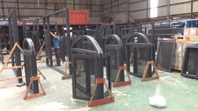 Cost-Effective impact proof Aluminum Frame Sliding Windows Double Glazed Glass Window