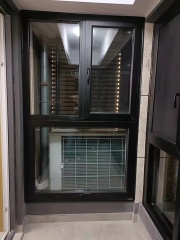 aluminum sliding double glazed casement windows with mesh