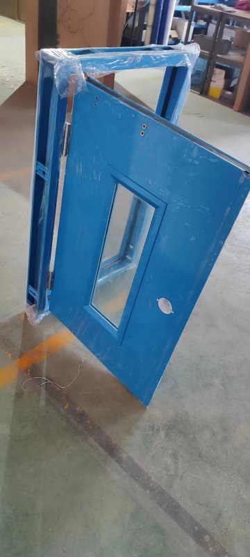 Customized H1100mm * W700mm small sample of UL Certificated 2Hrs fireproof door for customer display