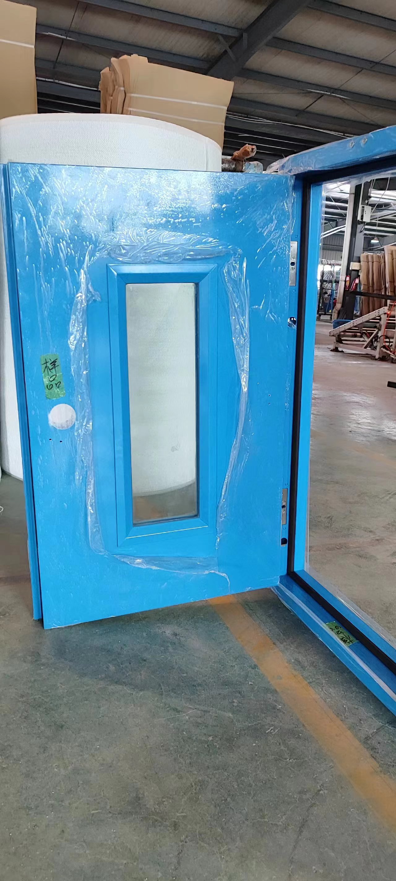 Customized H1100mm * W700mm small sample of UL Certificated 2Hrs fireproof door for customer display