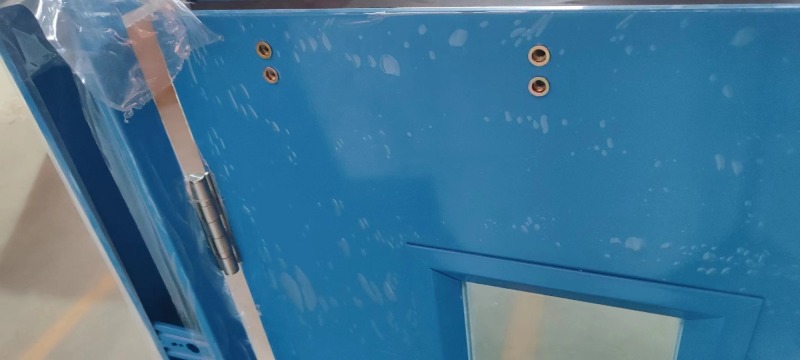 Customized H1100mm * W700mm small sample of UL Certificated 2Hrs fireproof door for customer display