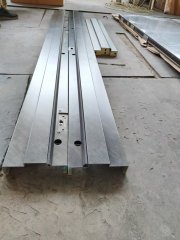 Rock look surface UL fire rated steel doors with KD frame and mirror S.S plate & kick plate