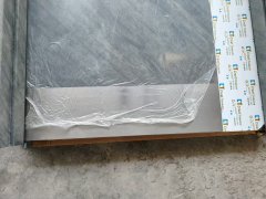 Rock look surface UL fire rated steel doors with KD frame and mirror S.S plate & kick plate