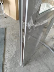 Hot selling high quality UL fire rated steel door with glass insert fire glass door