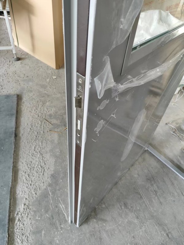 Hot selling high quality UL fire rated steel door with glass insert fire glass door