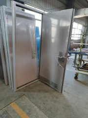 UL/Wh Approve Container Metal Fire Rated Doors with Panic Bar Fire Proof Door