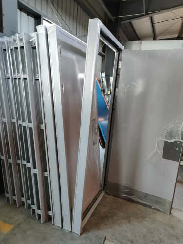 UL/Wh Approve Container Metal Fire Rated Doors with Panic Bar Fire Proof Door