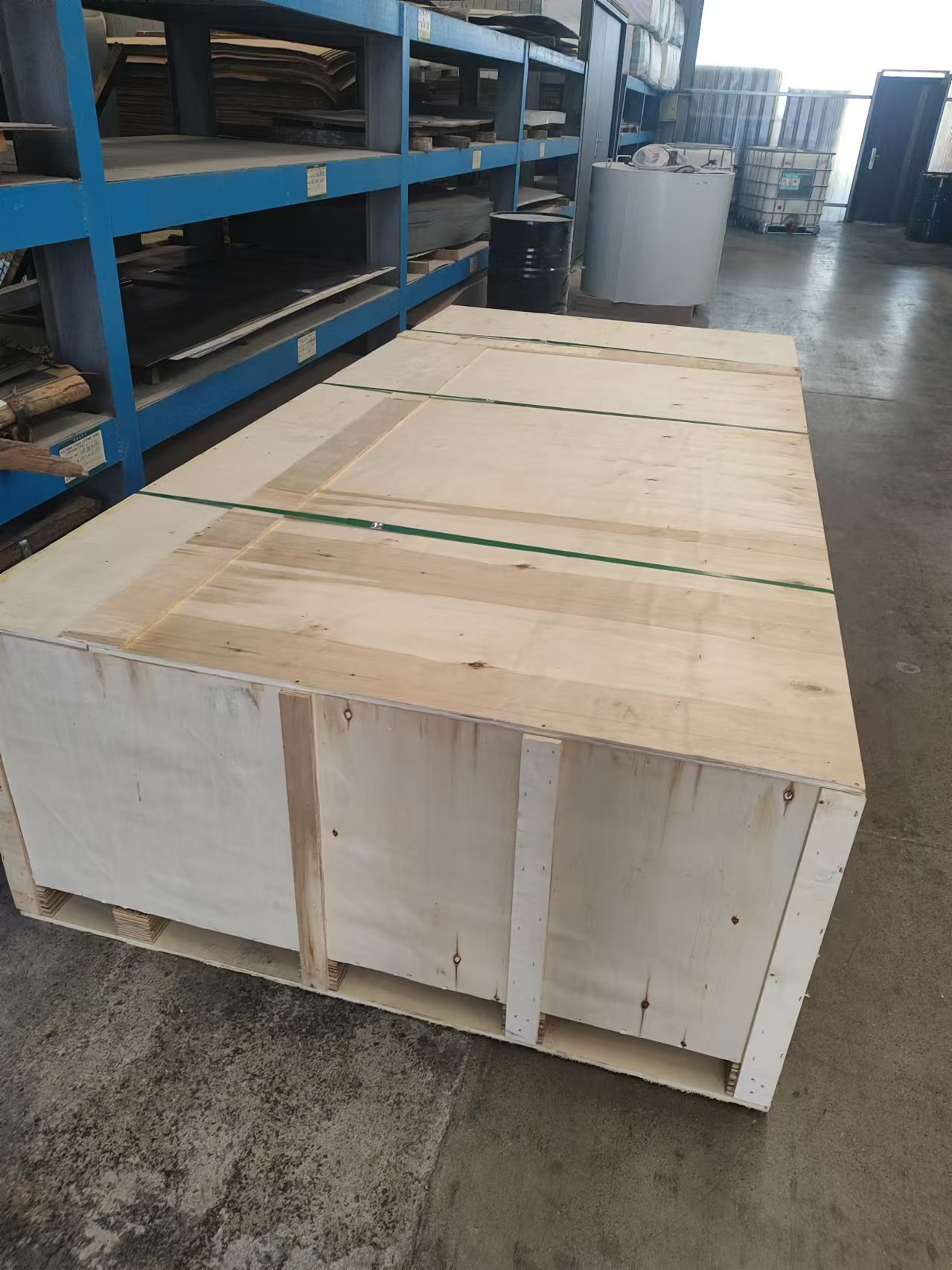 Oversized Steel Heat-Insulating Double Leaf Steel Door with Inserted Pedestrian Door