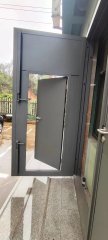 Oversized Steel Heat-Insulating Double Leaf Steel Door with Inserted Pedestrian Door