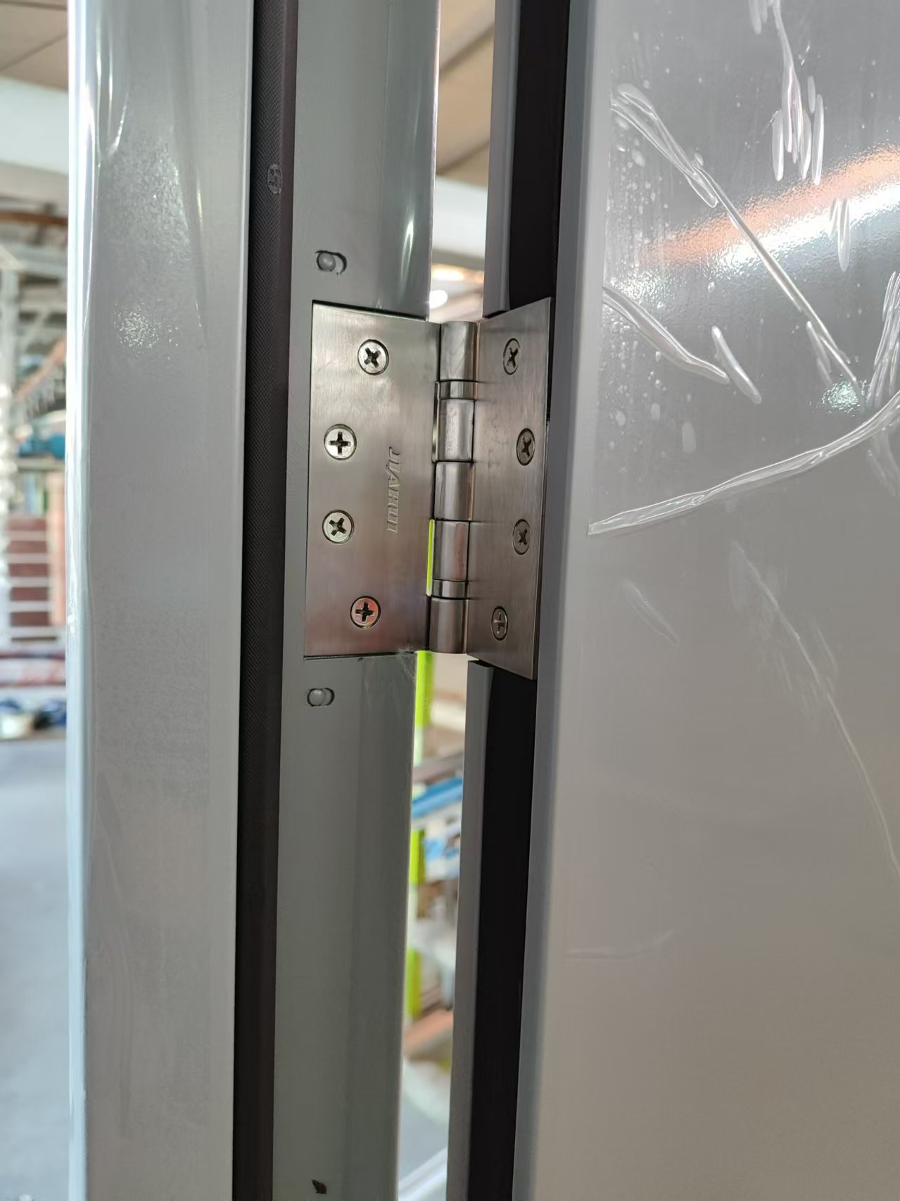 UL/Wh Approve Container Metal Fire Rated Doors with Panic Bar Fire Proof Door