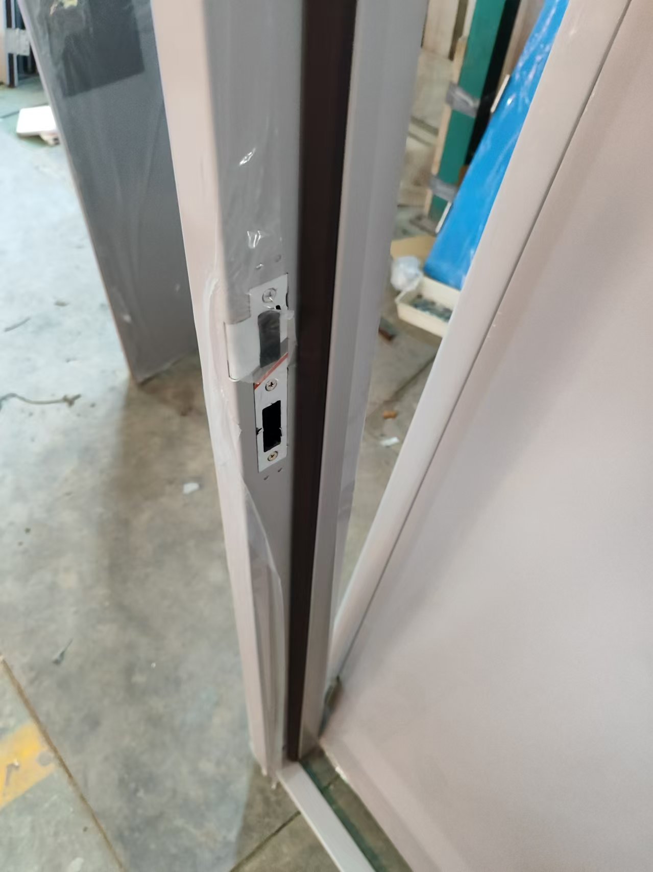 UL/Wh Approve Container Metal Fire Rated Doors with Panic Bar Fire Proof Door